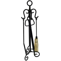 Conjunto Accesorios Chimenea 4 Pzas Argolla