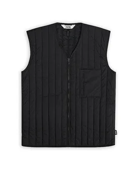 Chaleco acolchado BANJA LINER negro S - Rains - FashionsVida