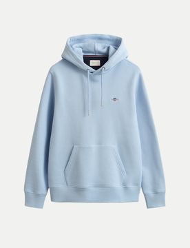 Gant Hoodie mit Logo-Stick Blau L