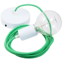 Cables Suspension Luminaire Rm18 50 Cm Green Lime / White One Size