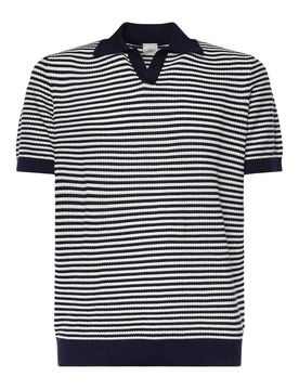 Eleventy Polo in cotone a righe