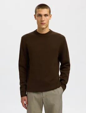 Jersey de hombre cuello redondo - Selected - FashionsVida