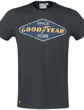Rockabilly T-Shirt - East Lake - S bis 3XL - für Männer - Größe S - grau - Männer - male - Goodyear - FashionsVida