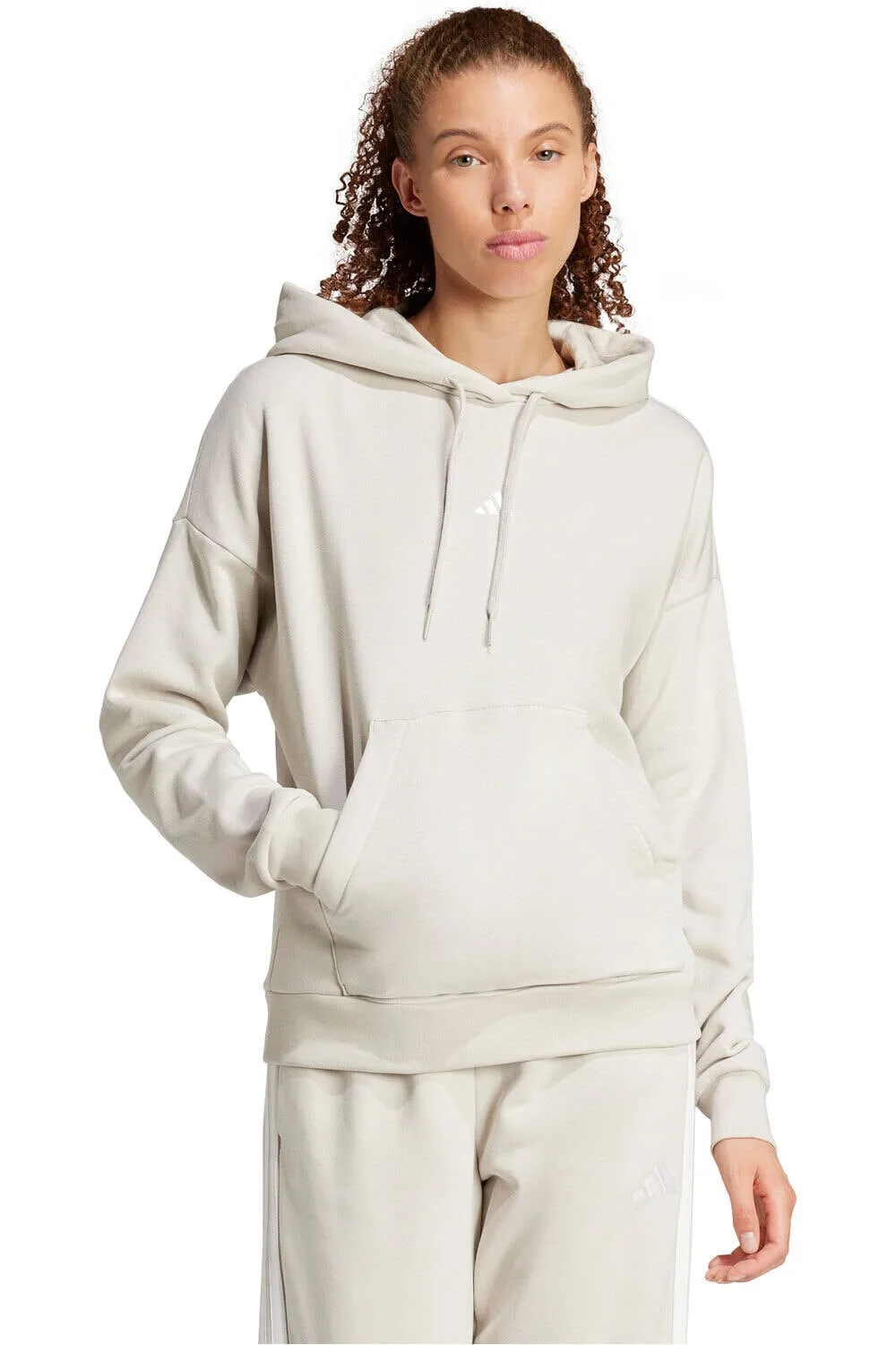 Essentials small logo sudadera mujer Blanco (XS) - Adidas - FashionsVida