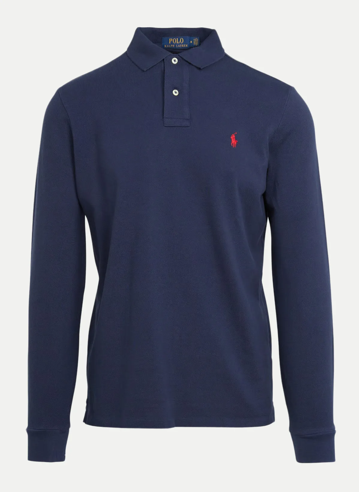 Polo Langarm-Poloshirt Blau XL - Ralph Lauren - FashionsVida