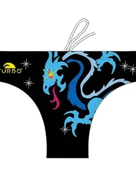 Dragon Swimming Brief Black 5XL Men - TURBO - FashionsVida