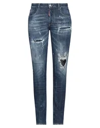 Pantalones vaqueros Mujer Azul marino 36 Mujer