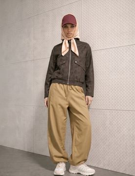 Sciarpa Sottile in Maglia Morbida - beige