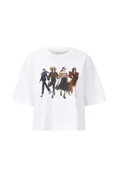 Gentle Fit T-Shirt with Women Print female