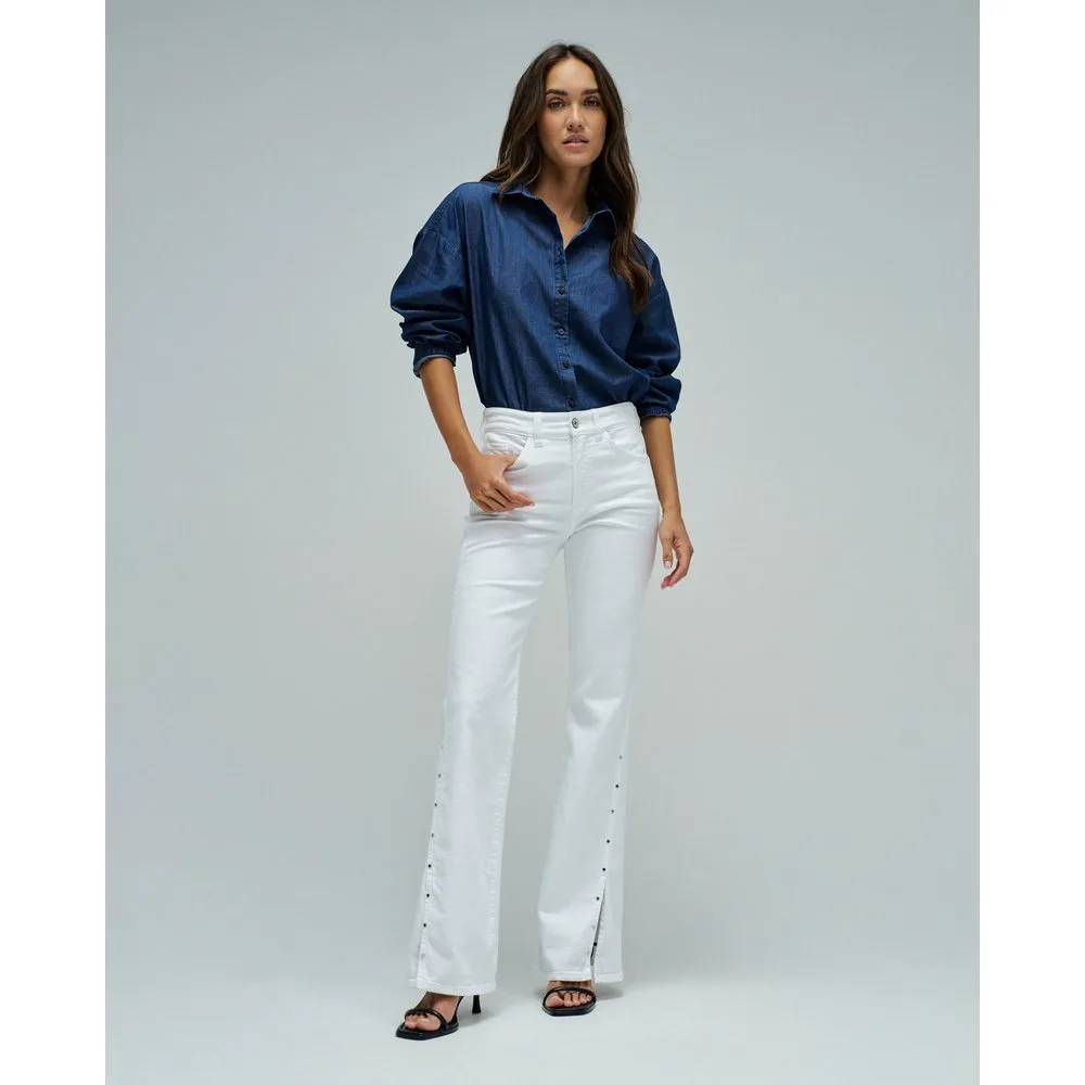 Vaqueros faith push in flare de mujer - Salsa Jeans - FashionsVida