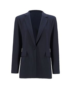 Blazer de punto jersey azul oscuro 36