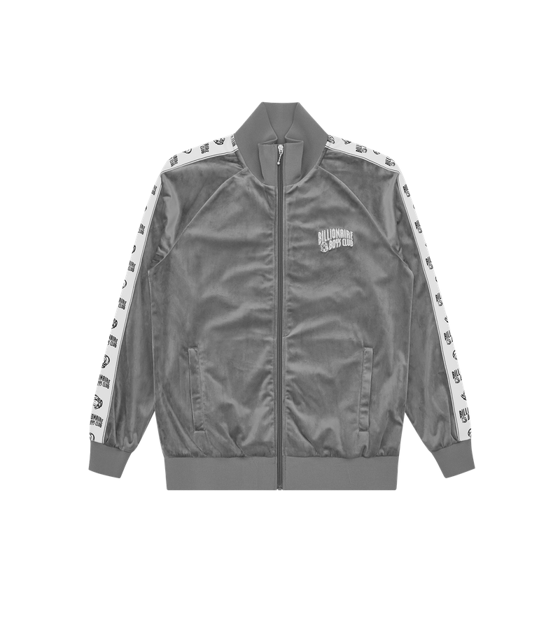 Small Arch Logo Taped Velour Track Top