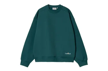 Label Script Sweat - Sweatshirt-Crewneck - grün - Unisex - Size: XL