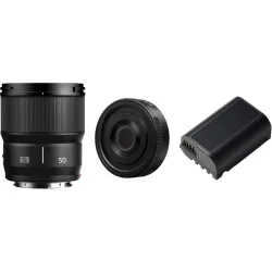 Kit de objetivos LUMIX S S-S50E + S-R26E + batería DMW-BLK22E