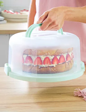 Torten-Transportbox 3-in-1 für Kuchen, Cupcakes & Knabbereien - 3Pagen - FashionsVida