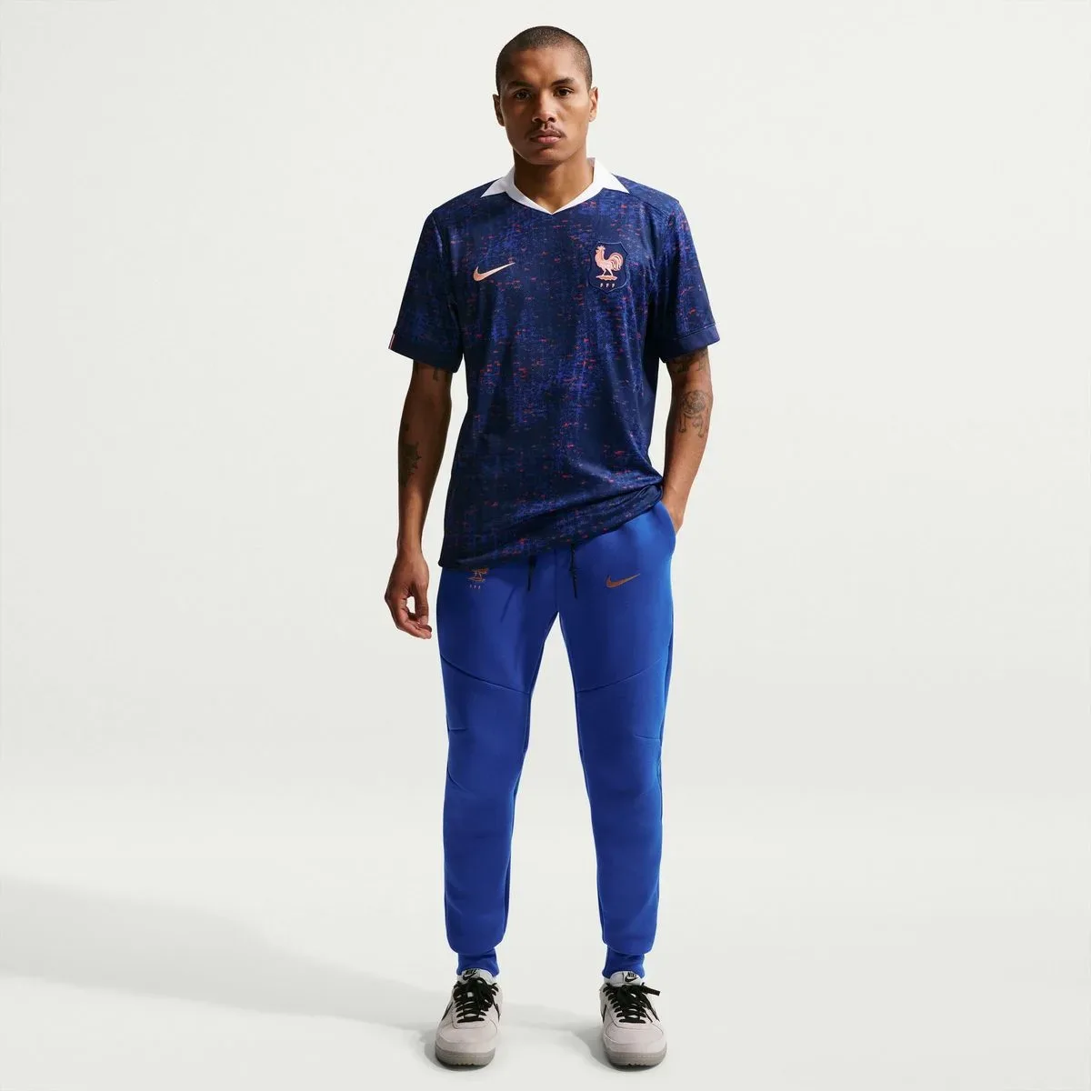 Frankreich Tech Herren Jogginghose, blau US: M - Nike - FashionsVida