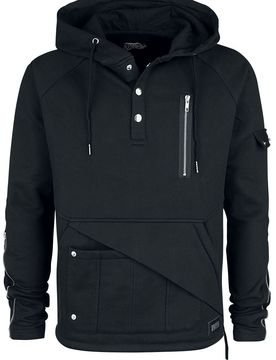 Gothic Kapuzenpullover - Faustus Top - S bis XL - für Männer - Größe S - schwarz - Männer - male