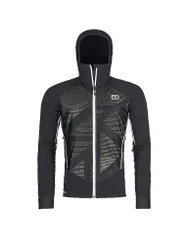 Herren Softshelljacke Col Becchei Hoodie schwarz L M