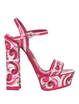 Dolce&Gabbana Sandalias Mujer Fucsia 37 Mujer