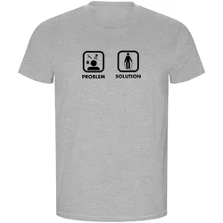T-shirt à Manches Courtes Problem Solution Train Eco Heather Grey 2XL