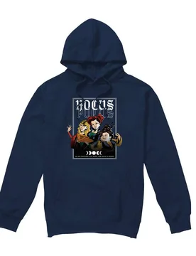 Men's Hocus Pocus On All Hallow's Eve Sanderson Sisters Hoodie Navy Size: 2XL - Navy - Size: 2XL - Disney - FashionsVida
