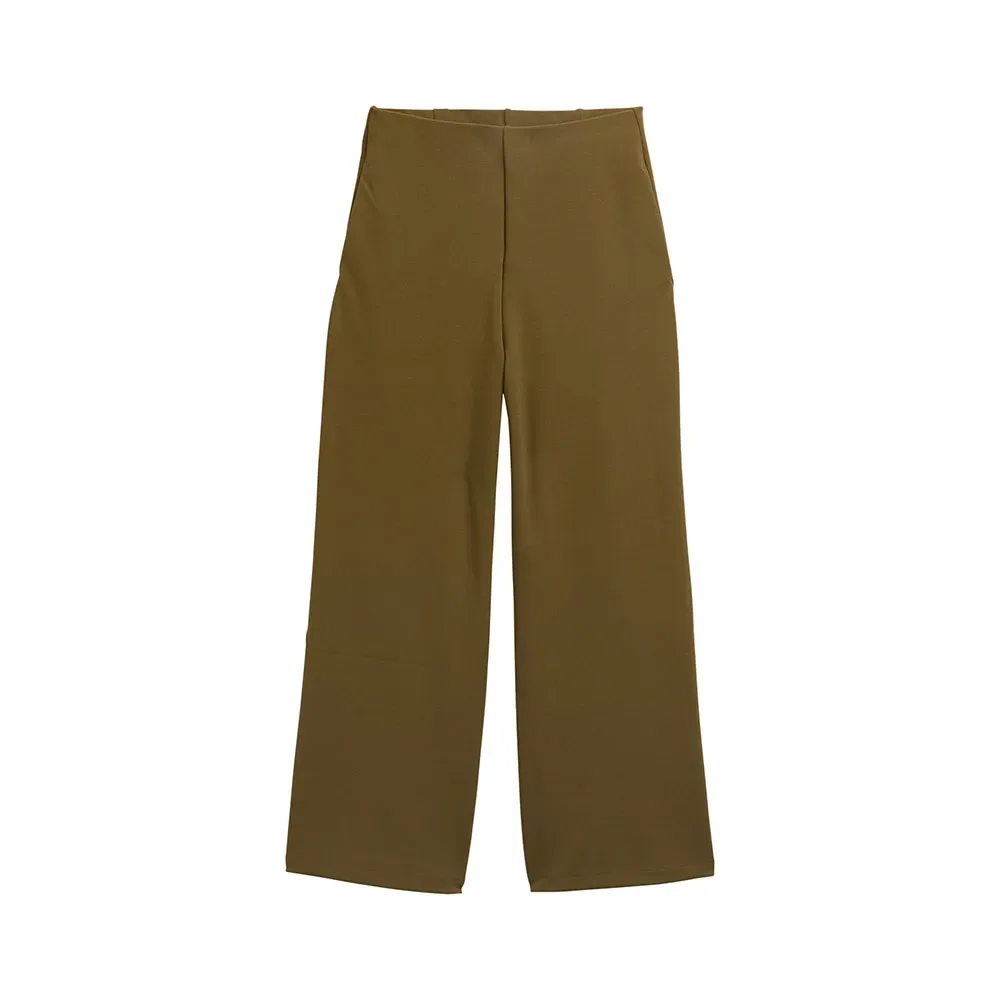 Pantaloni 10230 Easy Culotte Golden Olive Green S - Tom tailor - FashionsVida