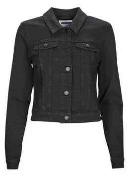Jeansjacken Nmdebra L/s Black Denim Jacket Noos Eu S;Eu M;Eu L;Eu Xl;Eu Xs Female - Noisy may - FashionsVida