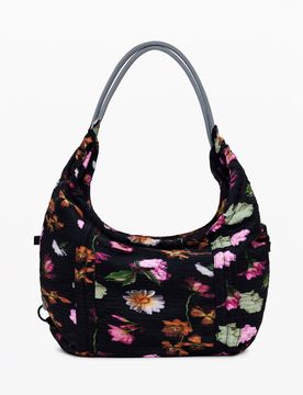 Cabas 2 en 1, Polyester, Noir, U