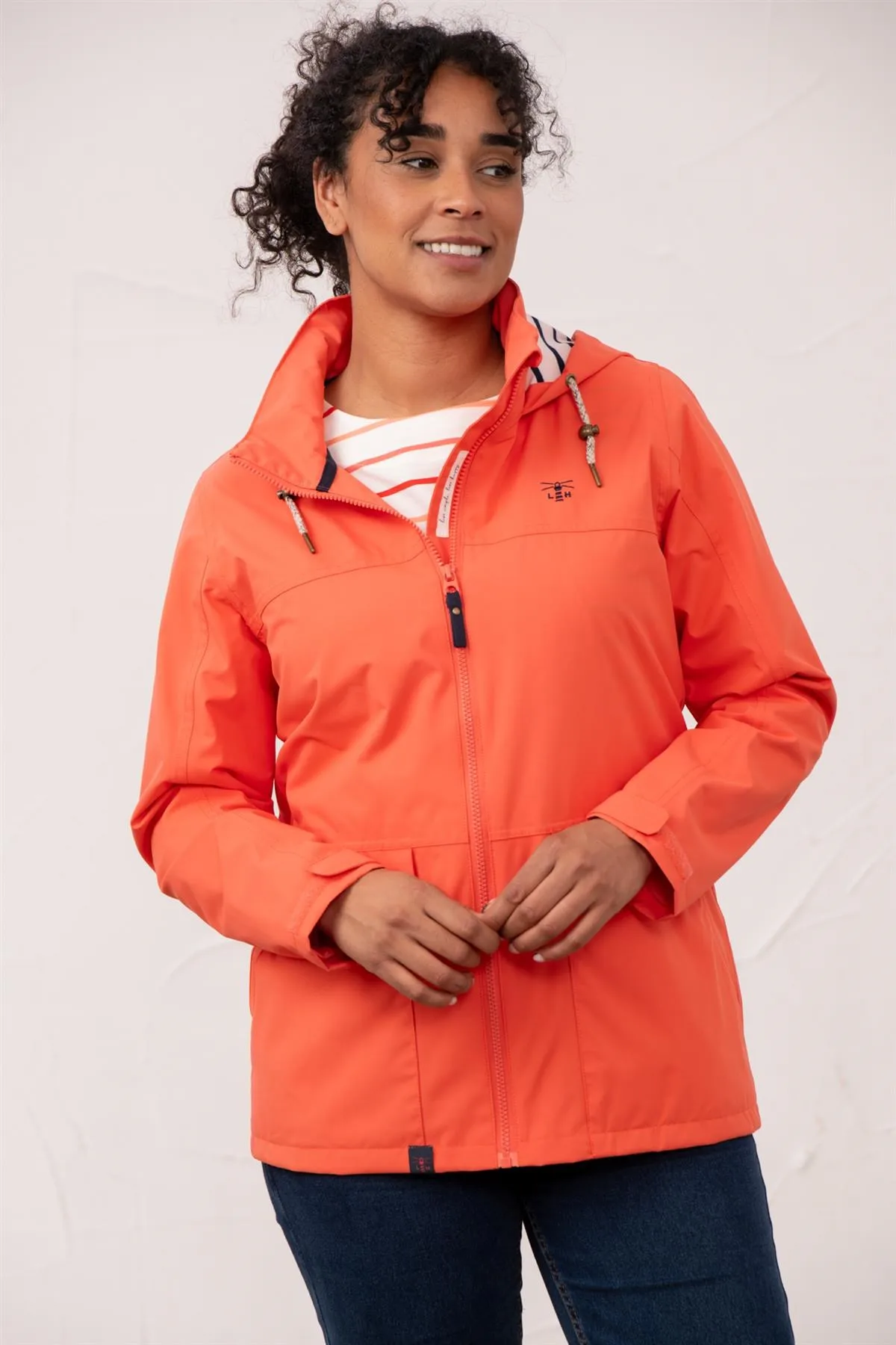 Beachcomber Womens Waterproof Jacket - - Size: 14 - Lighthouse - FashionsVida