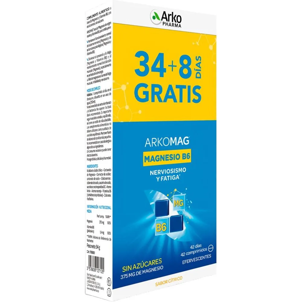 Comprimidos Magnesio - Arkovital - FashionsVida