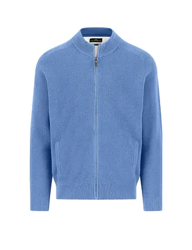 Strickjacke hellblau M herren - FYNCH-HATTON - FashionsVida