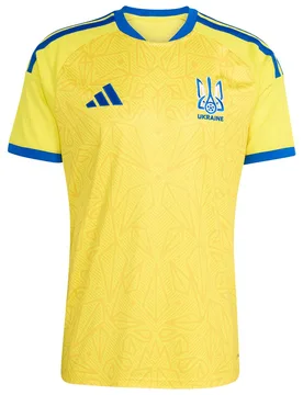 T-shirt à Manches Courtes Domicile Ukraine 26/27 Replica Bright Yellow M - Adidas - FashionsVida