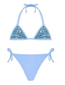 Bikini Triangolo Con Paiettes