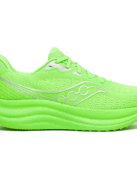 Triumph 23 Running Shoes Slime / Silver UK 9.5 Men - Saucony - FashionsVida