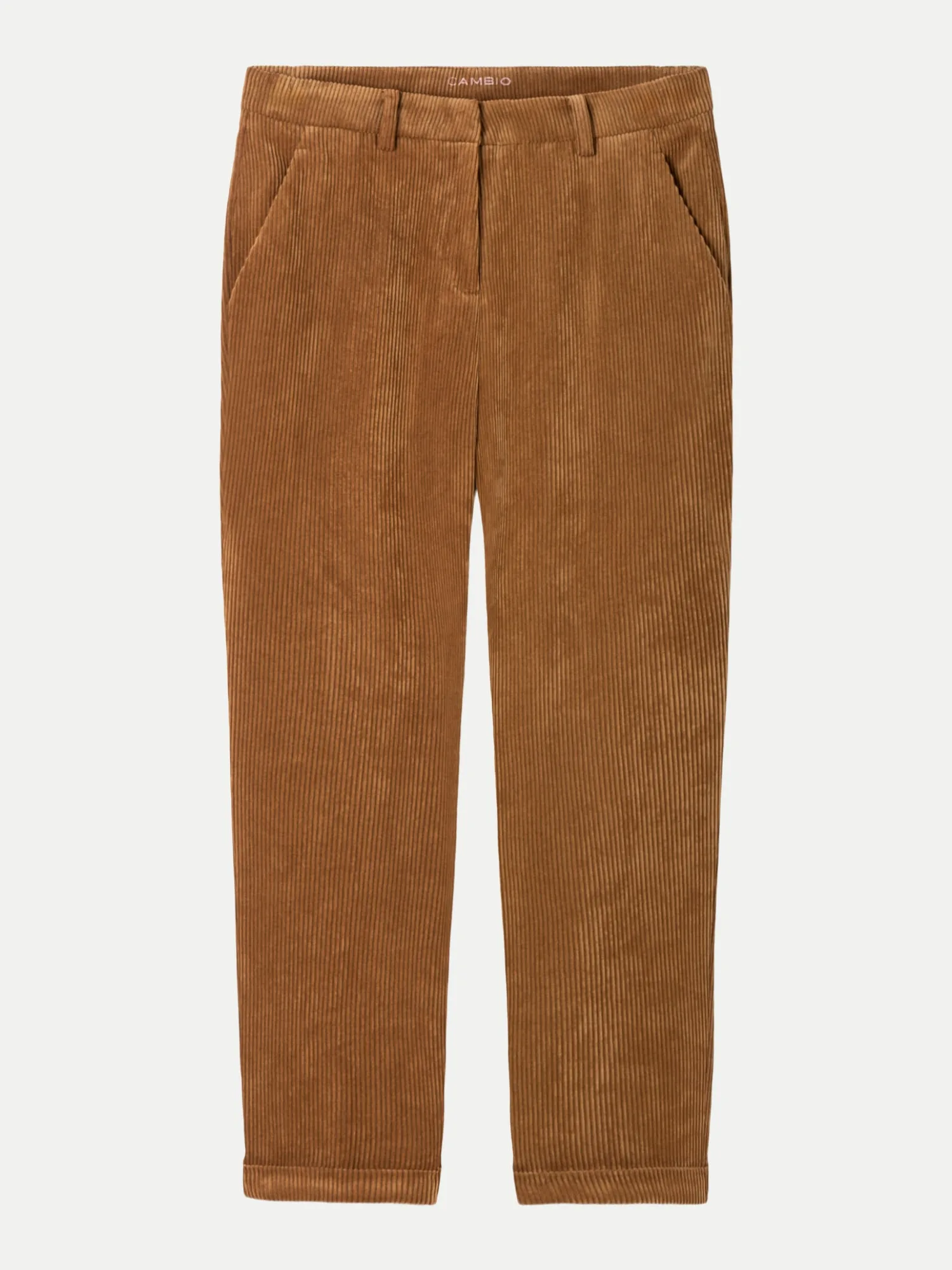 Regular-Fit Cordhose Krystal Braun 42/27 - Cambio - FashionsVida