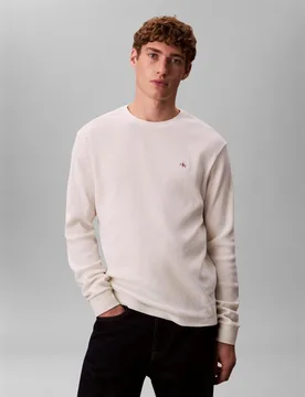 Camiseta Hombre de manga larga con logo - Calvin Klein Jeans - FashionsVida