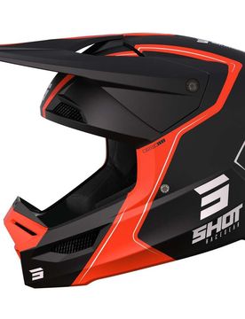 Casco Moto Cross Enduro FURIOUS REFLEX Arancio Opaco taglia XL