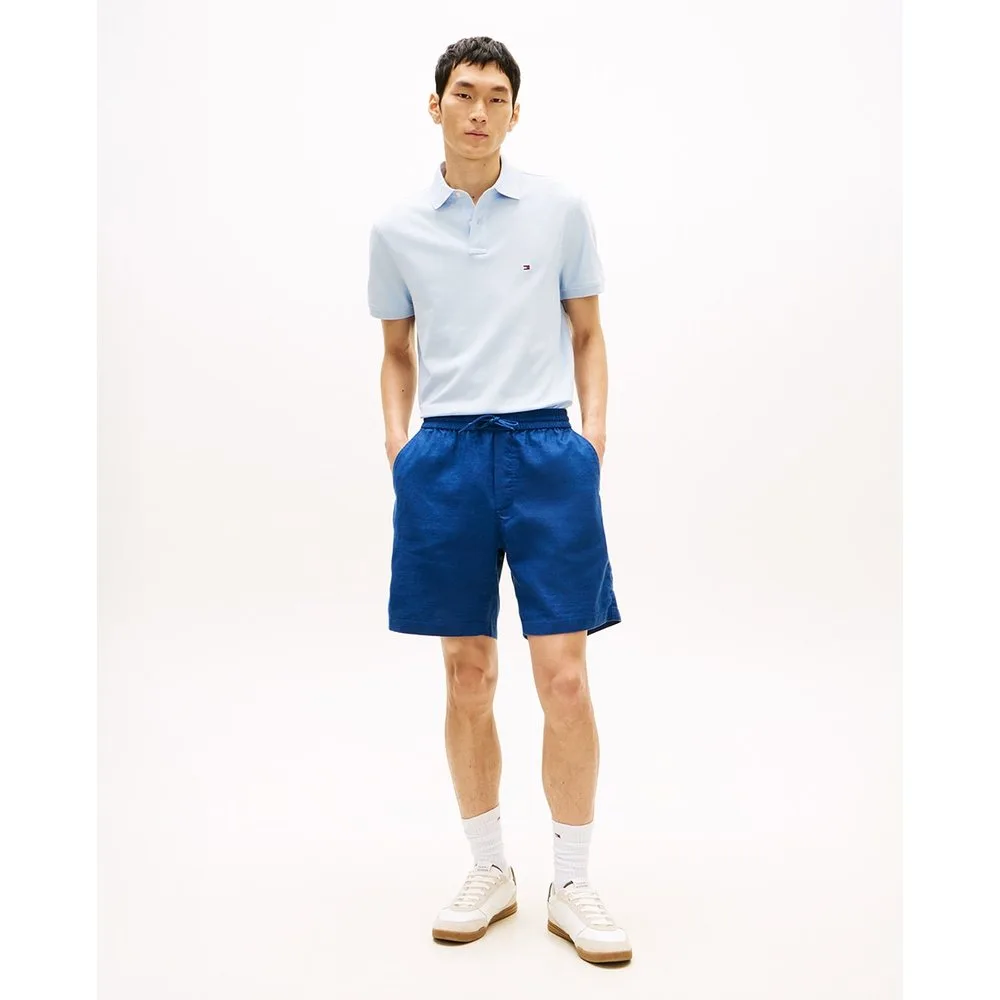 Bermuda de caballero lisa de lino - Tommy Hilfiger - FashionsVida