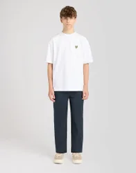 Kids Straight Leg Cotton Trousers Dark Navy
