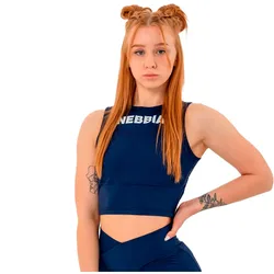 Top De Sport Cropped Gym Therapy 618 Dark Blue XS