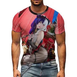 Holiday Outfit Chinese Pattern Men's 3D Printed Short-Sleeve T-Shirt - Youth Full-Print Top