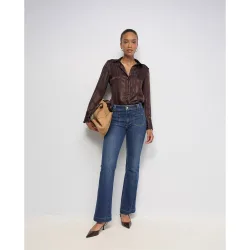 Vaqueros destiny push up flare de mujer