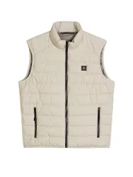 Chaleco acolchado beige XXL