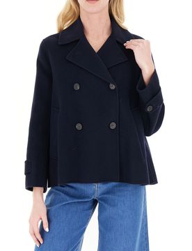 Giacca misto lana BLU NAVY 44