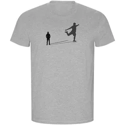 T-shirt à Manches Courtes Shadow Football Eco Heather Grey S