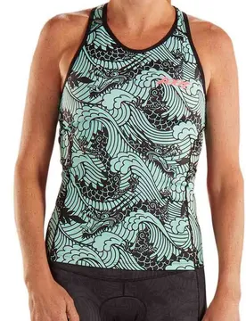 Maglia Senza Maniche Ltd Racerback Tokyo Black / Green