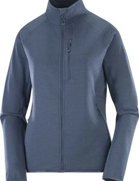Leichtes Stretch-Fleece – für Damen / Frauen – Sntial Lightwarm FZ W Sntial Lightwarm FZ W Blue Nights für Damen Größe S - Salomon - FashionsVida