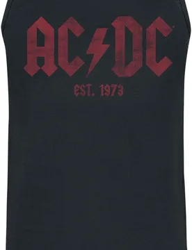 Tank-Top - Est. 1973 - M bis 4XL - für Männer - Größe M - schwarz - EMP exklusives Merchandise! - Männer - male - AC/DC - FashionsVida