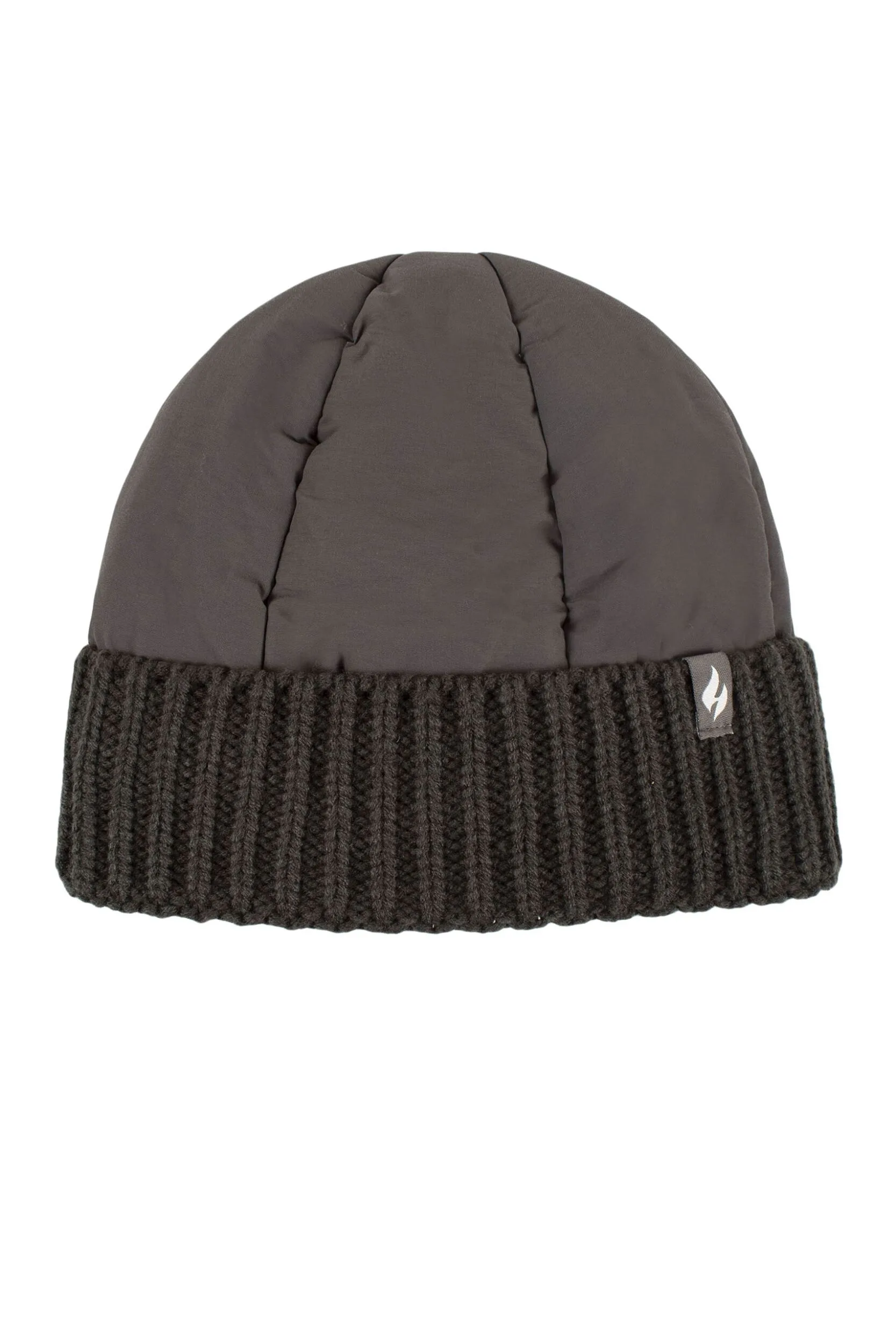 Mens 1 Pack Brooks Water Resistant Hat Charcoal One Size - Grey - Size: One Size - Heat Holders - FashionsVida