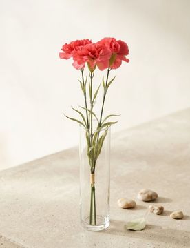 Pianta ornamentale artificiale 3 pack - rosa